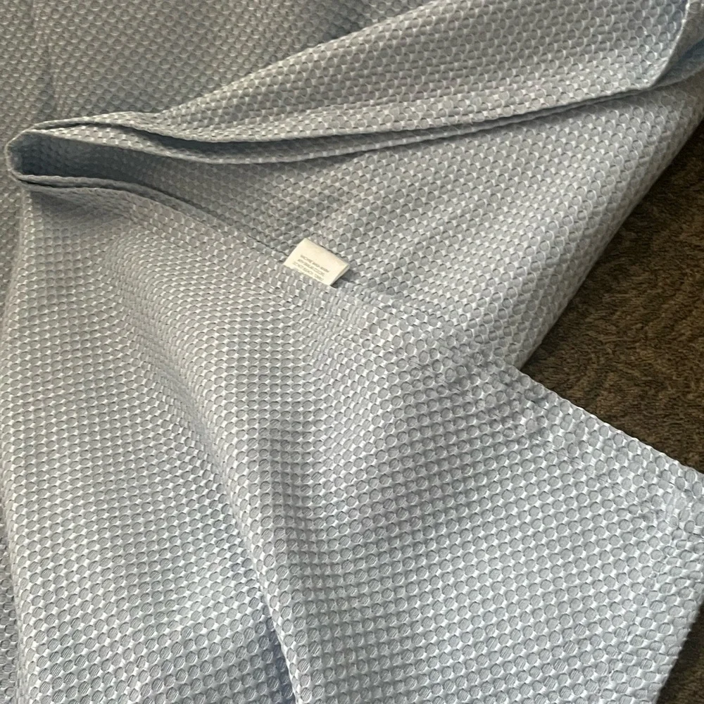 Vintage Charter Club Blue Textured shower curtain
